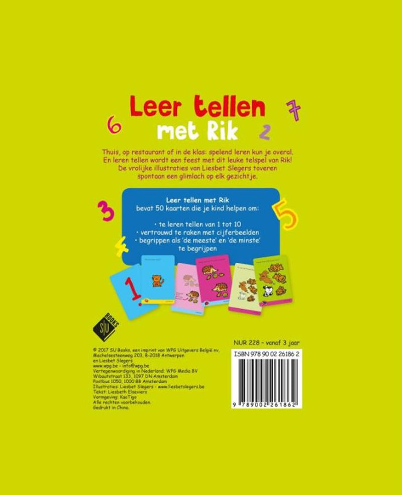 Afbeelding laden in galerijviewer, Leer tellen met rik. 3+
