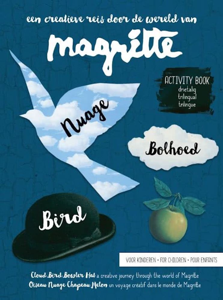 Afbeelding laden in galerijviewer, Magritte: vogel wolk bolhoed (pb). 8+
