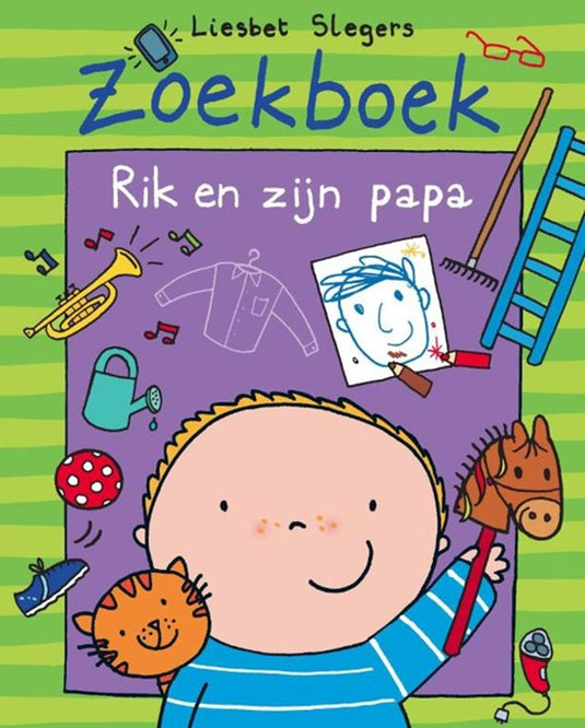 Zoekboek: rik en zijn papa. 2+