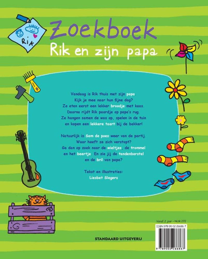 Afbeelding laden in galerijviewer, Zoekboek: rik en zijn papa. 2+
