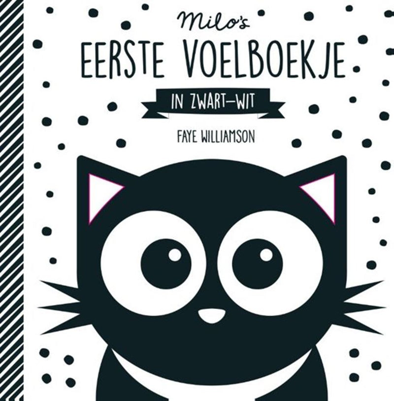 Afbeelding laden in galerijviewer, Wpg uitgevers milo's eerste voelboekje in zwartwit
