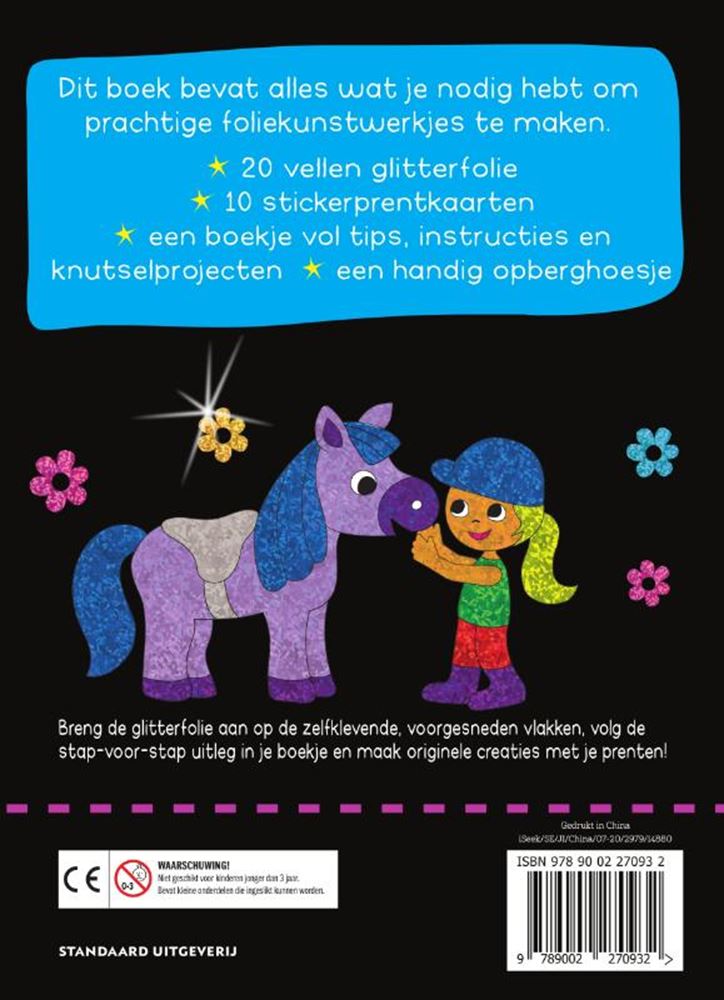Afbeelding laden in galerijviewer, Toverfolie; pony's. 6+
