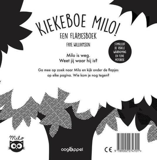 Flapjesboek: kiekeboe milo! 1+