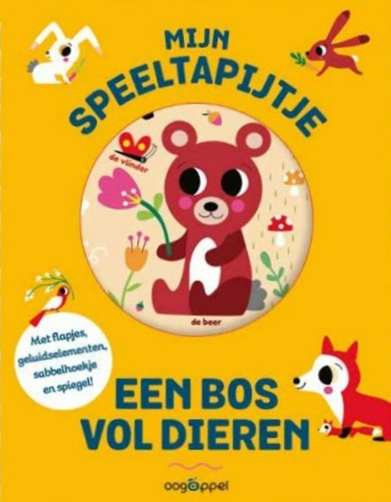 Afbeelding laden in galerijviewer, Mijn speeltapijtje, een bos vol dieren.
