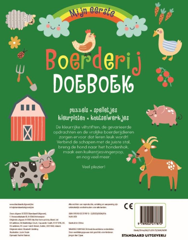 Afbeelding laden in galerijviewer, Wins holland mijn eerste boerderij doeboek 4+
