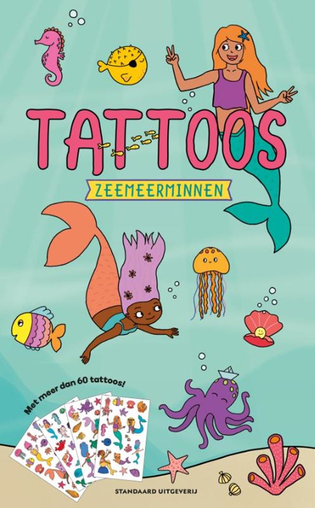 Afbeelding laden in galerijviewer, Tattoos: zeemeerminnen 6+
