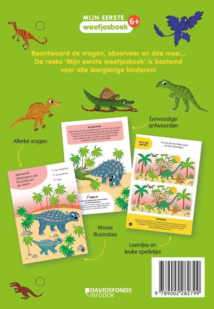 Afbeelding laden in galerijviewer, Mijn eerste weetjesboek: dinosaurussen
