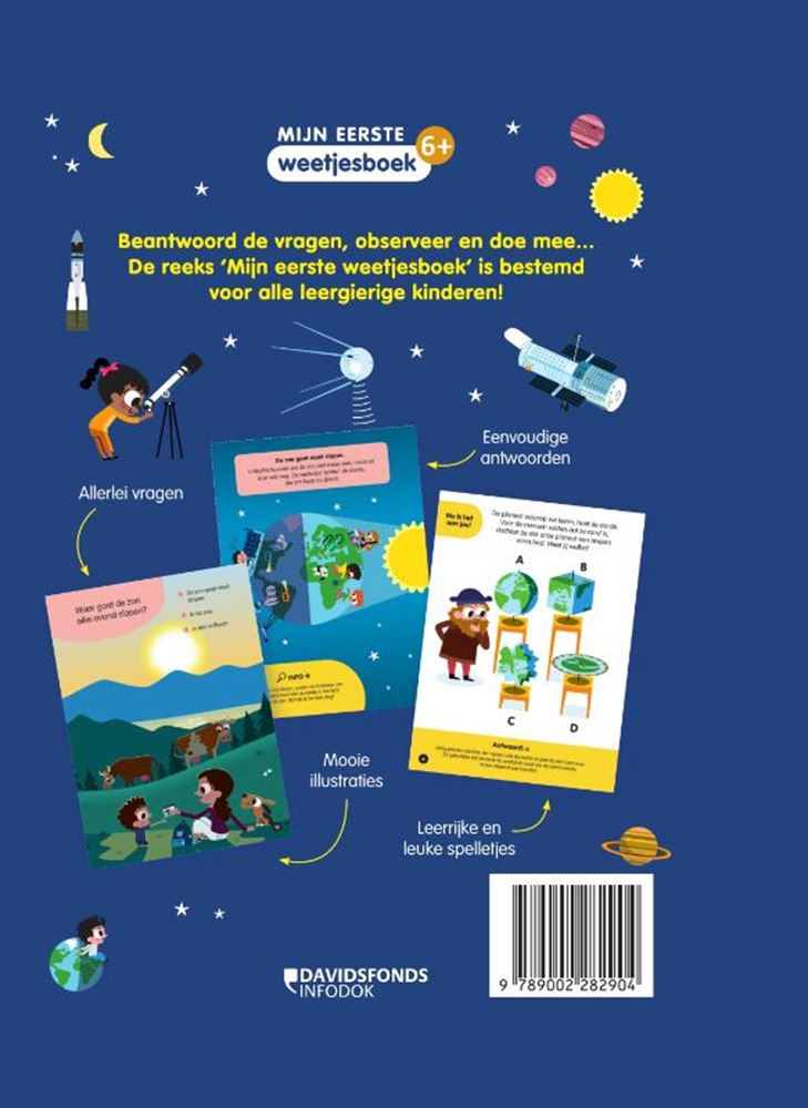 Afbeelding laden in galerijviewer, Mijn eerste weetjesboek: de ruimte 6+
