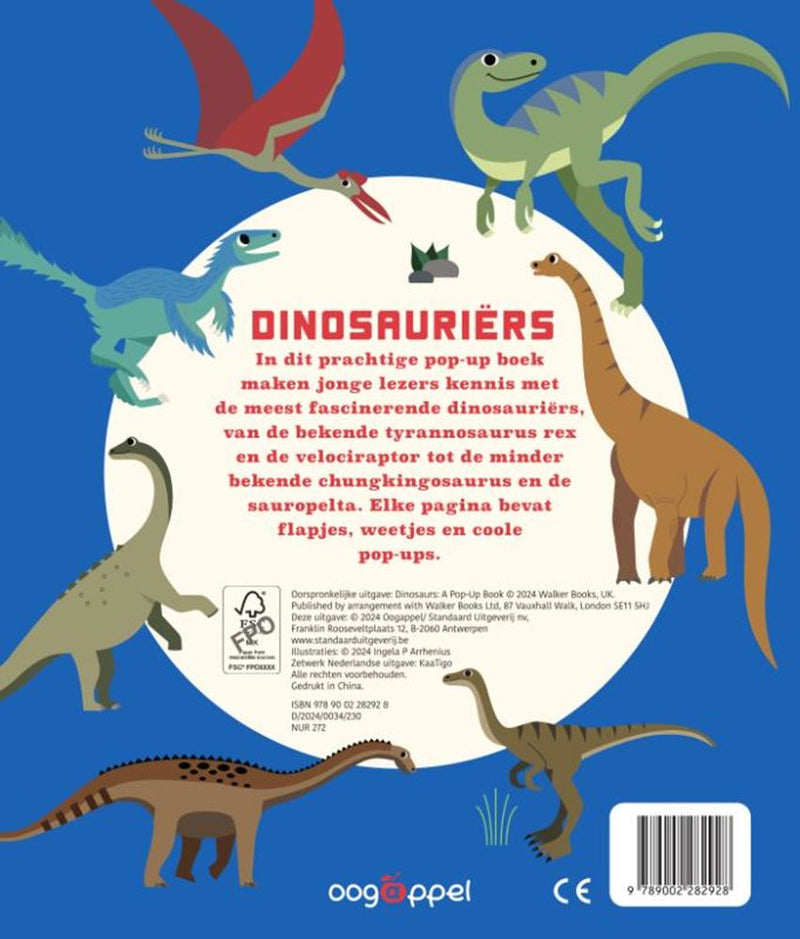 Afbeelding laden in galerijviewer, Dinosauriërs een pop-upboek 3+
