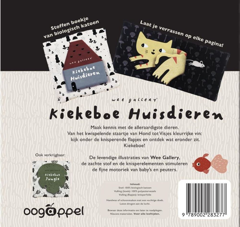 Afbeelding laden in galerijviewer, Wee gallery kiekeboe huisdieren (stoffen
