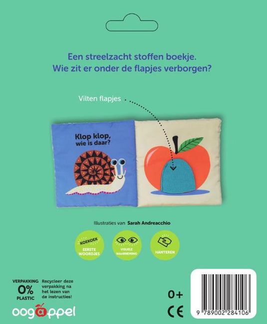 Stoffenboek: klop klop, wie is daar? 0+
