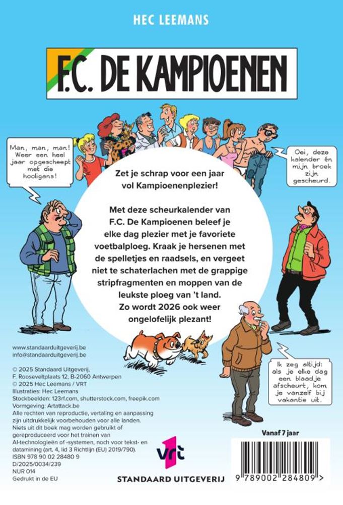 Afbeelding laden in galerijviewer, F.c. de kampioenen scheurkalender 2026
