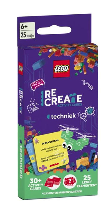 Lego recreate activity cards: techniek