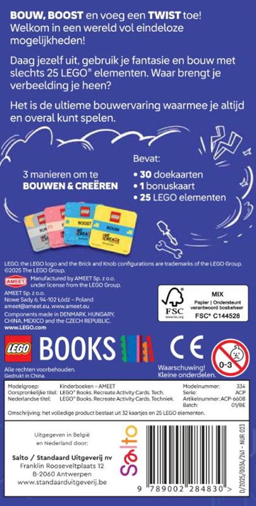 Afbeelding laden in galerijviewer, Lego recreate activity cards: techniek
