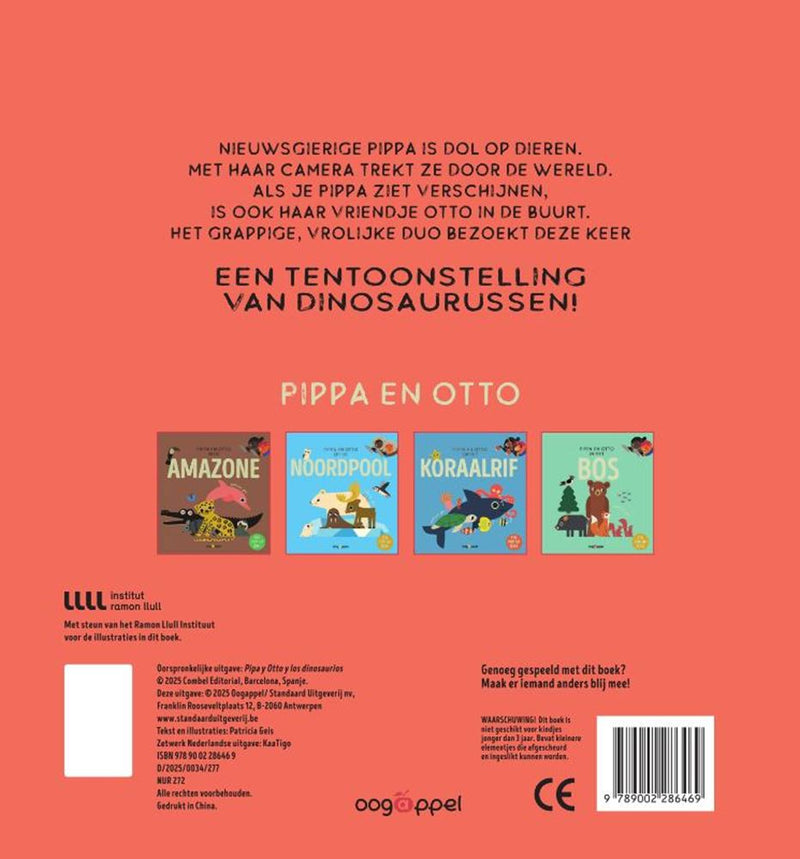 Afbeelding laden in galerijviewer, Pippa en otto bij de dino's - een pop-up
