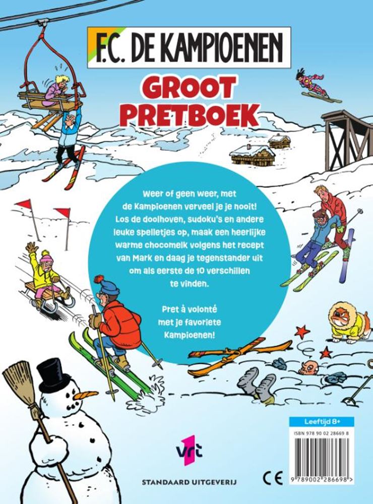 Afbeelding laden in galerijviewer, F.c. de kampioenen: groot pretboek 8+
