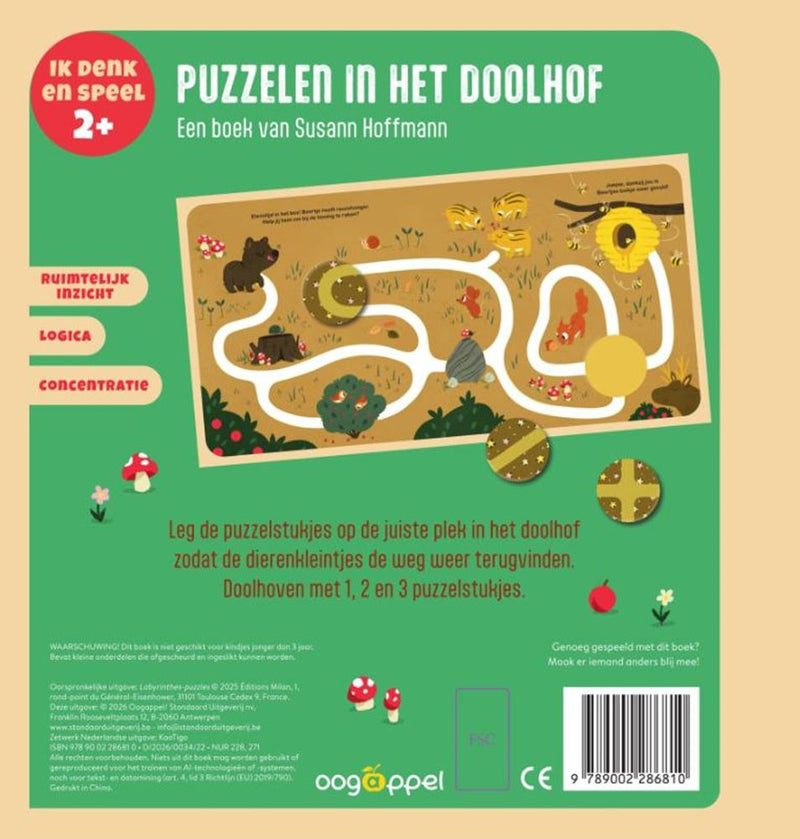 Afbeelding laden in galerijviewer, Puzzelen in het doolhof 2+

