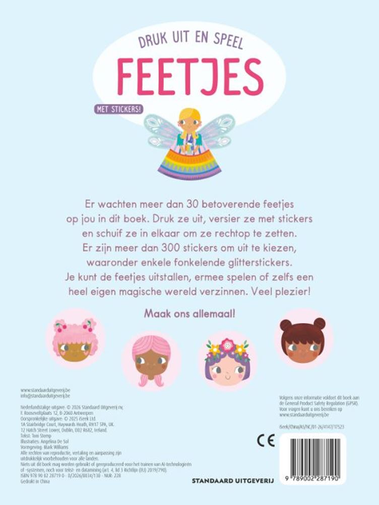 Afbeelding laden in galerijviewer, Druk uit en speel: feetjes 5+
