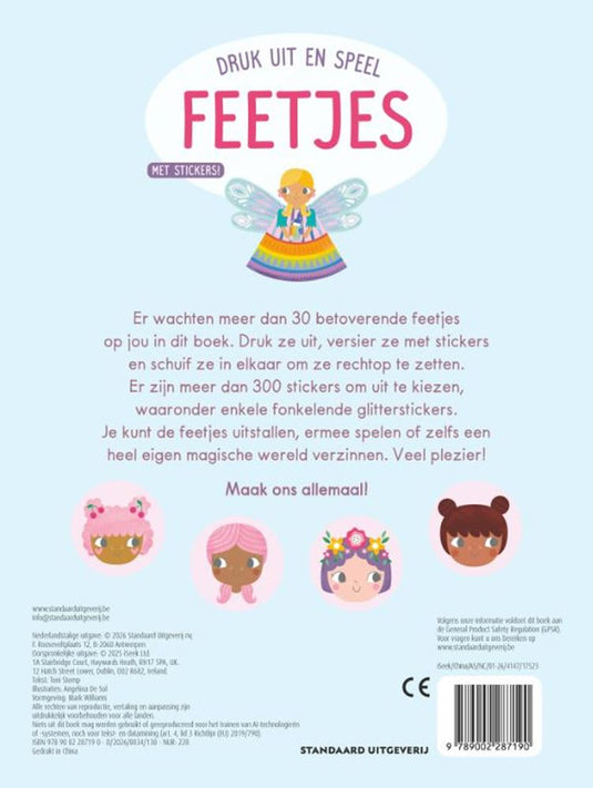 Druk uit en speel: feetjes 5+