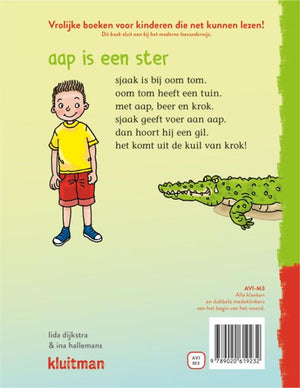 Uitgeverij kluitman lees lees lees - aap is een ster (avi-m3)