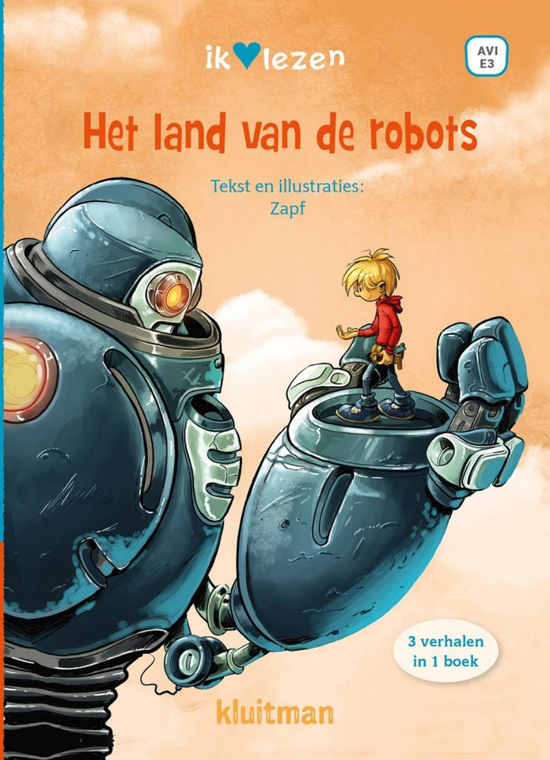 Afbeelding laden in galerijviewer, Kluitman ik hou van lezen - het land van de robots 3 in 1. avi-e3
