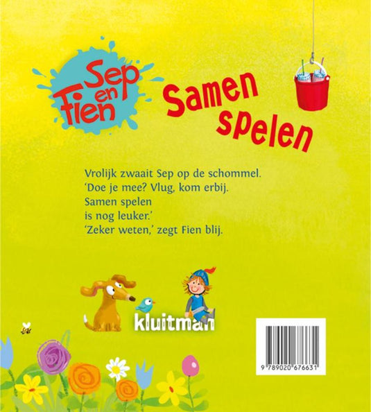 Sep en fien samen spelen. 4+