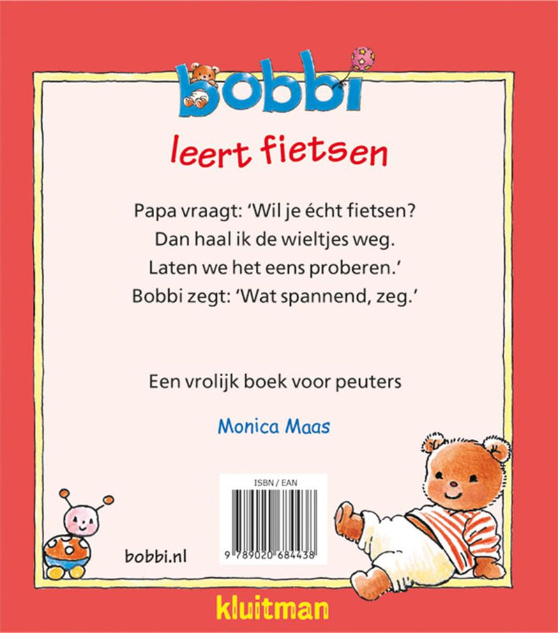 Afbeelding laden in galerijviewer, Uitgeverij kluitman bobbi leert fietsen. 2+
