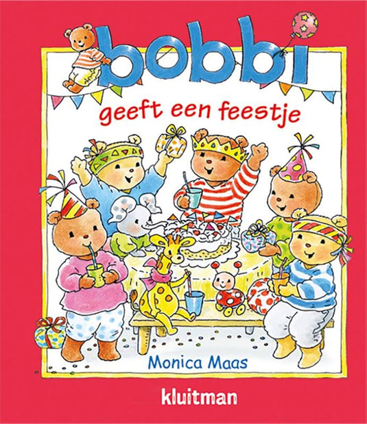 Uitgeverij kluitman bobbi geeft een feestje 2+