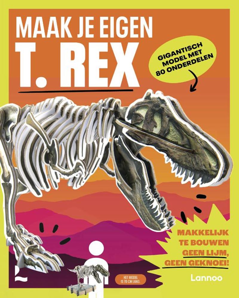 Afbeelding laden in galerijviewer, Bouwpakket: maak je eigen t. rex. 7+

