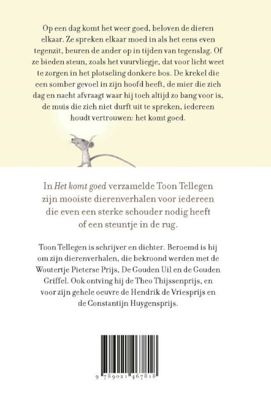 Toon tellegen: het komt goed. cadeauboek
