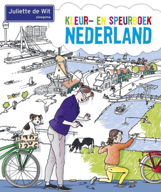 Kleur- en speurboek nederland. 6+