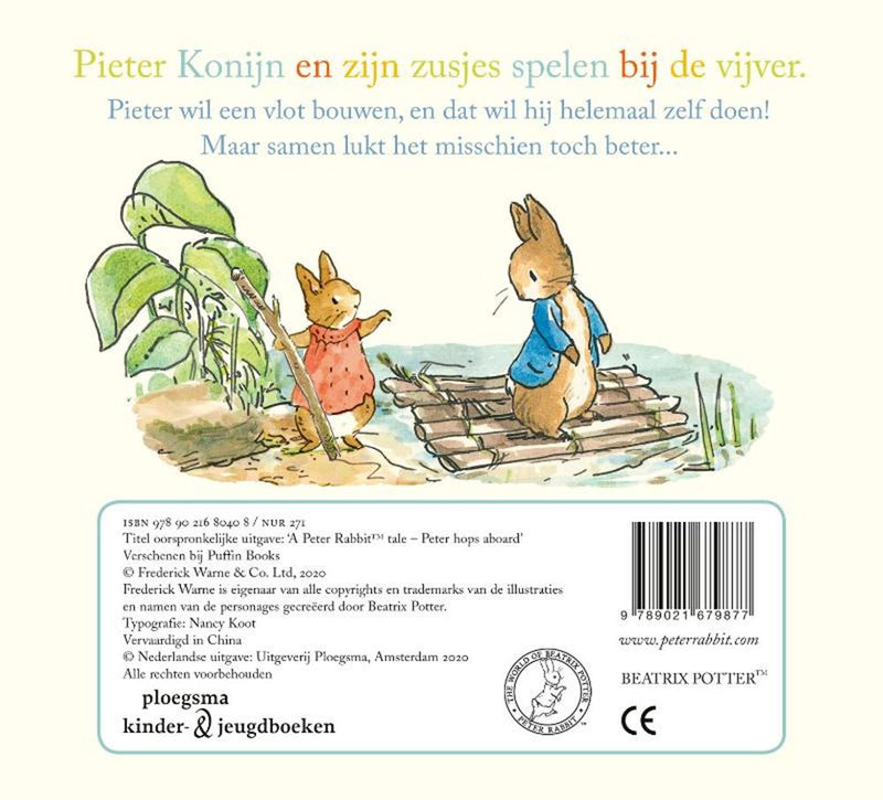 Afbeelding laden in galerijviewer, Pieter konijn, schuitje varen. 3+
