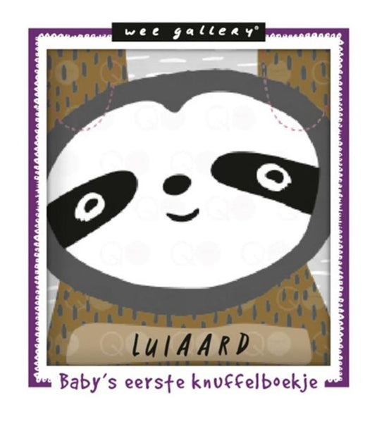 Wee gallery stoffen knuffelboekje luiaar