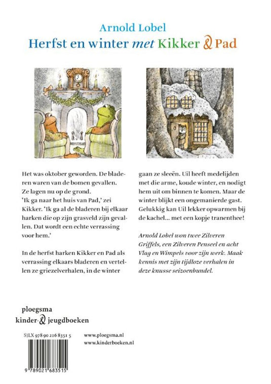 Herfst en winter met kikker en pad. 4+