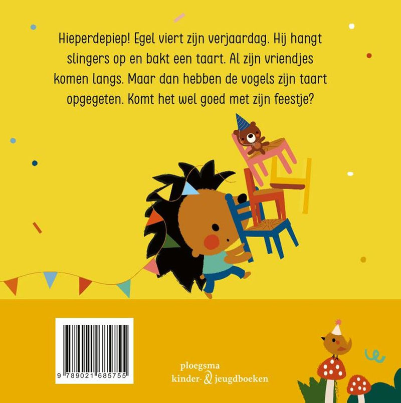 Afbeelding laden in galerijviewer, Egel is jarig. kartonboek. 2+
