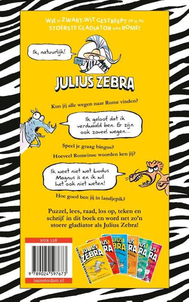 Afbeelding laden in galerijviewer, Julius zebra: hoe word ik een gladiato
