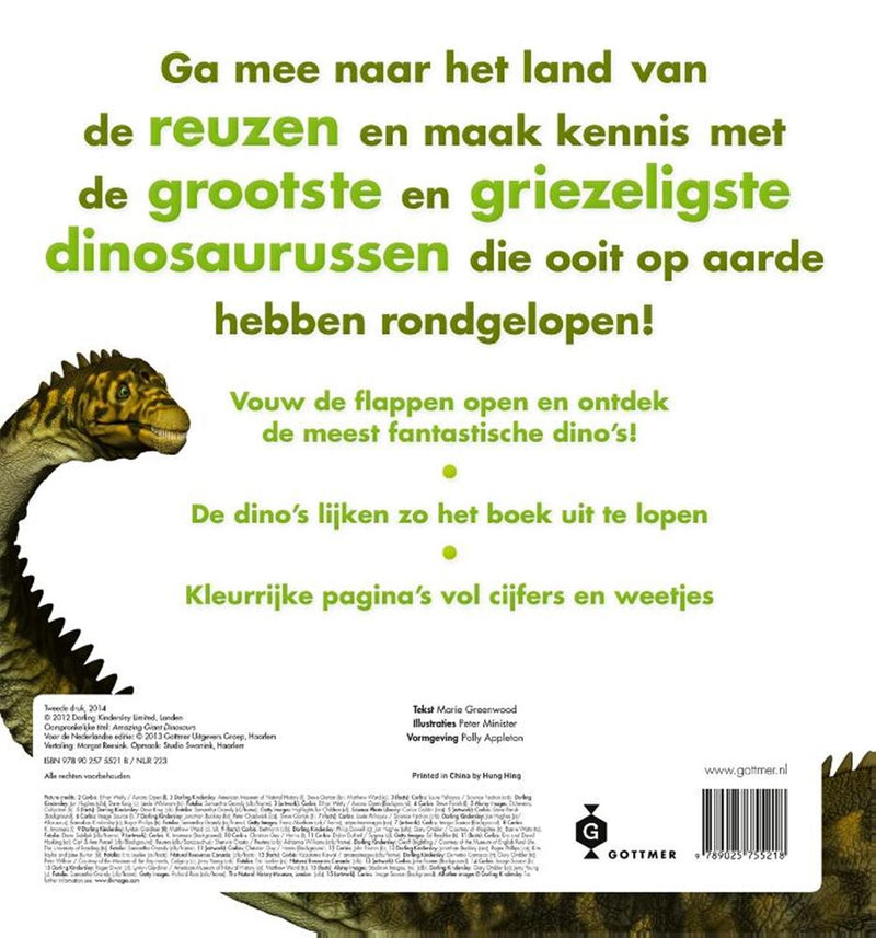 Afbeelding laden in galerijviewer, Gigagrote dino's met uitklapflappen. 4+
