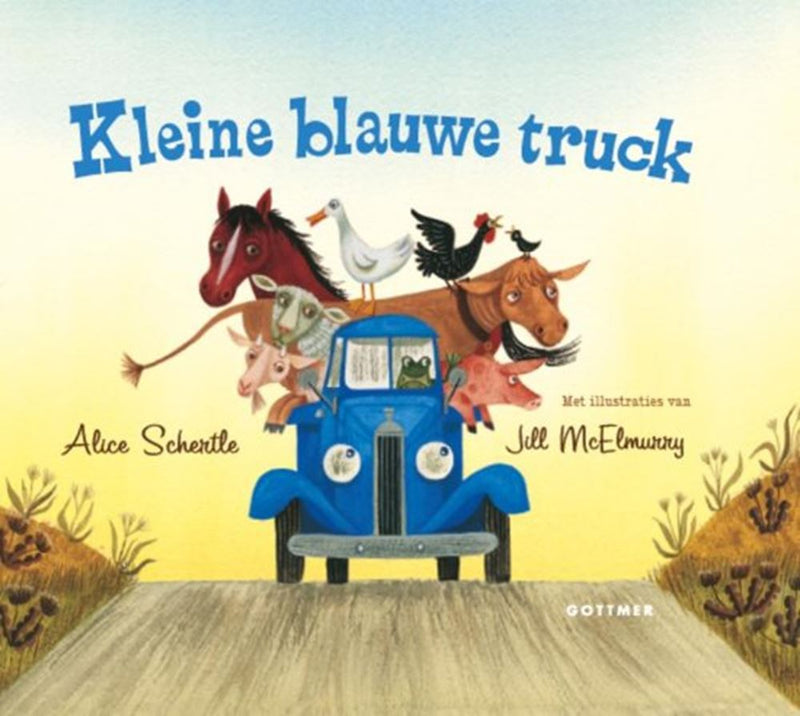 Afbeelding laden in galerijviewer, Kleine blauwe truck (kartonboek). 2+
