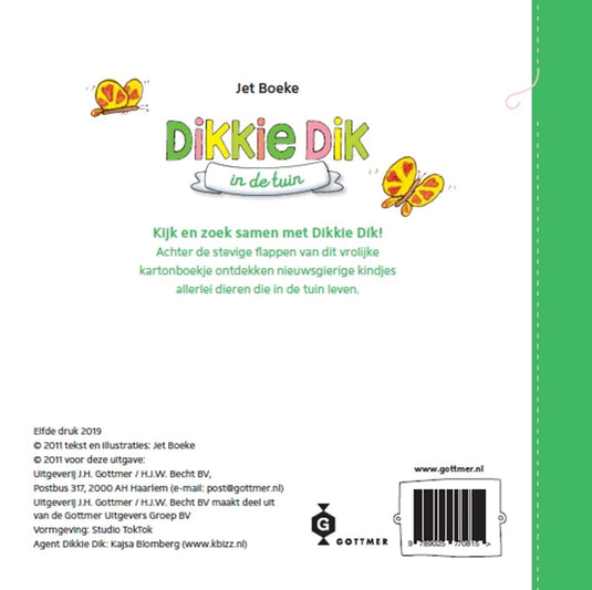 Gottmer uitgevers groep dikkie dik in de tuin