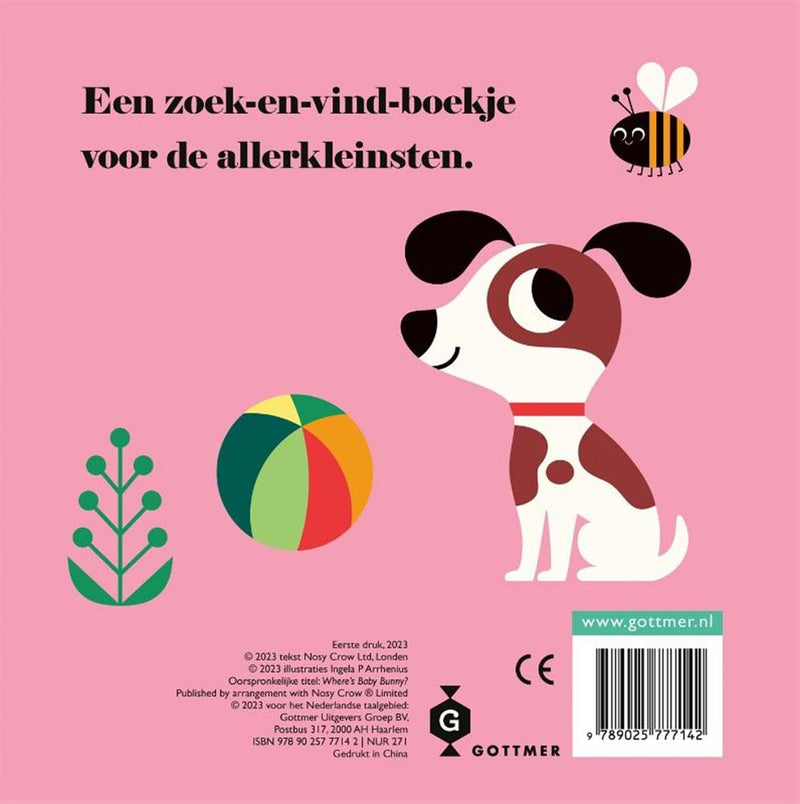 Afbeelding laden in galerijviewer, Konijntje, waar ben je (karton). 2+
