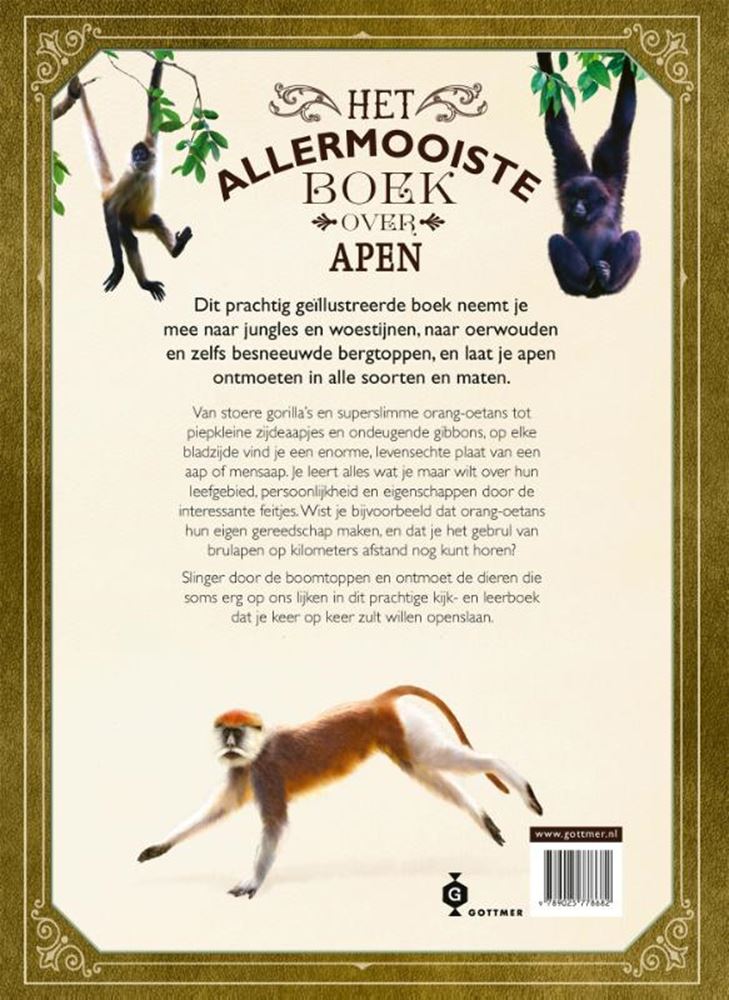 Afbeelding laden in galerijviewer, Het allermooiste boek over apen 8+
