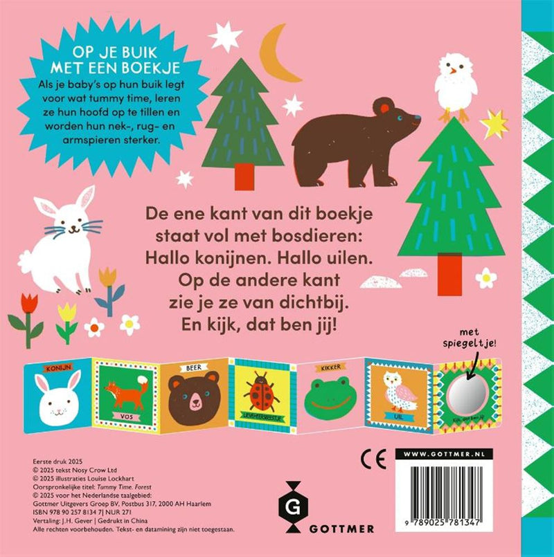 Afbeelding laden in galerijviewer, Kartonboek: tummy time in het bos 1+
