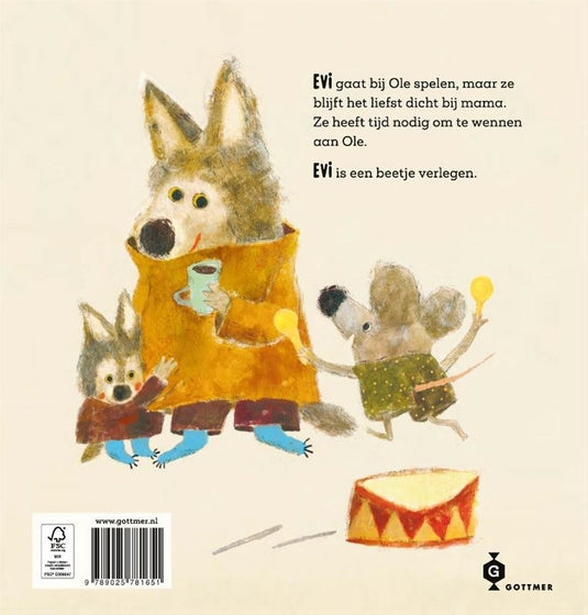 Prentenboek: evi is een beetje verlegen