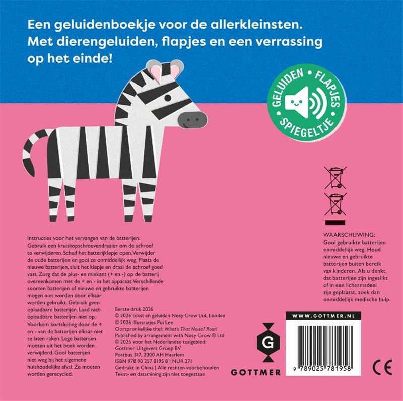 Afbeelding laden in galerijviewer, Geluidenboek brul! 1+
