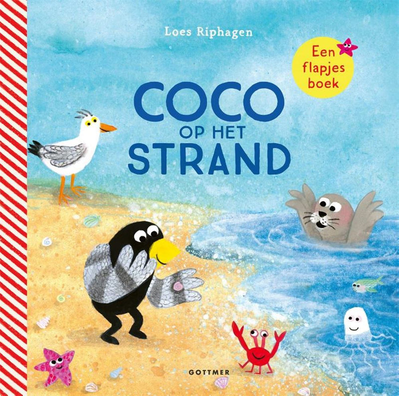 Afbeelding laden in galerijviewer, Coco op het strand. kartonboek. 1+
