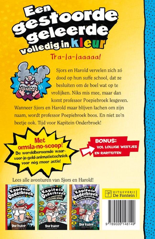 Afbeelding laden in galerijviewer, Kapitein onderbroek 4: plan van poepiebr
