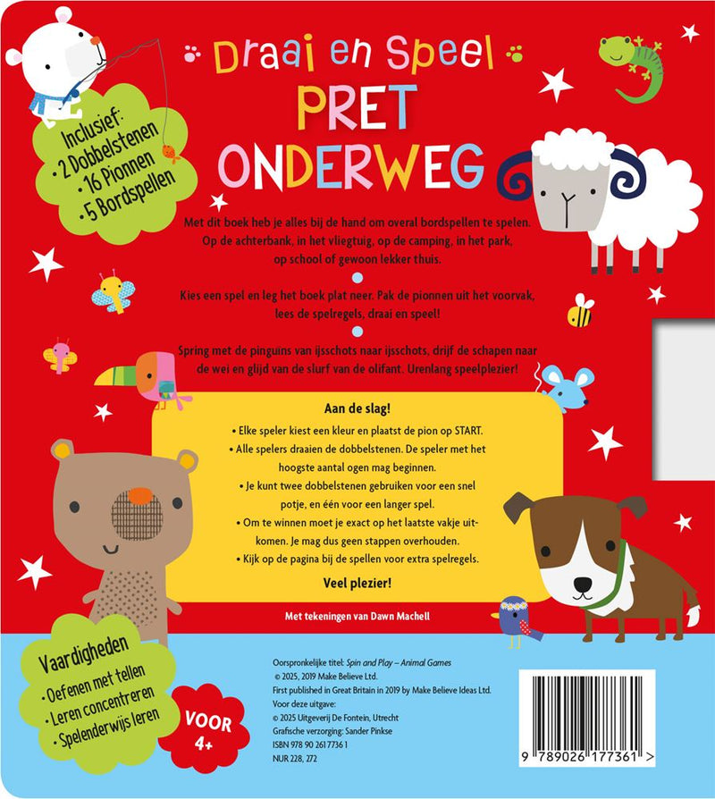 Afbeelding laden in galerijviewer, Spelletjesboek: pret onderweg. 4+
