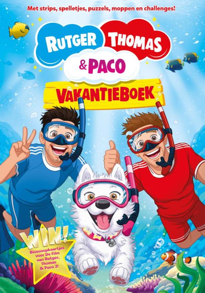 Afbeelding laden in galerijviewer, Het vakantieboek van rutger, thomas en p
