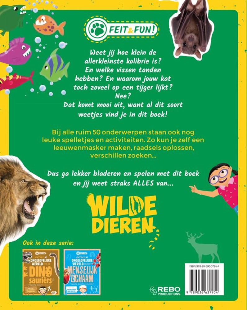 Afbeelding laden in galerijviewer, Feit en fun; wilde dieren. 7+
