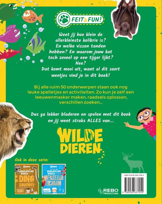 Feit en fun; wilde dieren. 7+